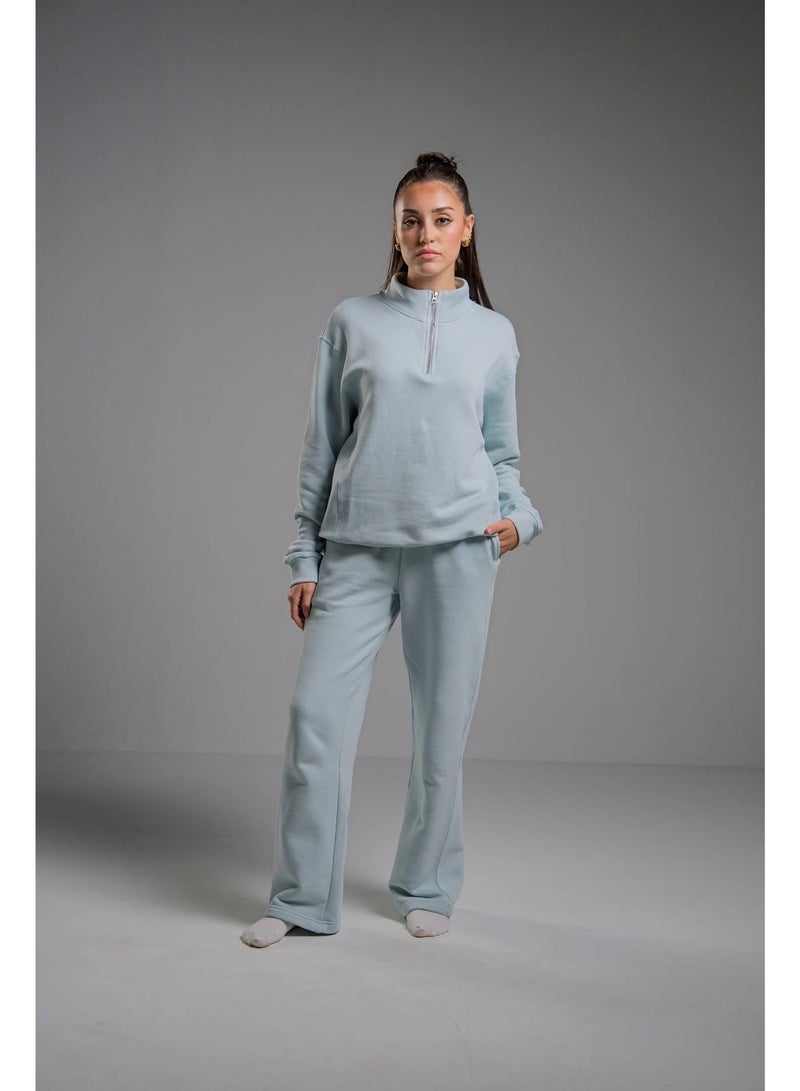 Basic Look Quarter zip Milton Sweatshirt - Image 5